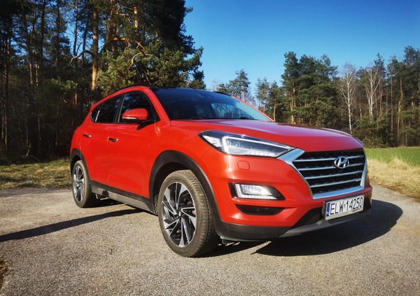 Hyundai Tucson cena 84000 przebieg: 157000, rok produkcji 2019 z Rzgów małe 137